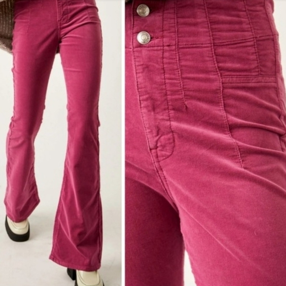 We The Free Pants - 🌸 We The Free Jadye Corduroy Flare Pants Jeans Sz 28 High Waisted Boho